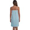 image:imageEkouaer Waffle Robes For Women Bath Wraps Lightweight Knee Length Soft Shower Robe with Pocket SLLight Blue