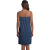 image:imageEkouaer Waffle Robes For Women Bath Wraps Lightweight Knee Length Soft Shower Robe with Pocket SLNavy Blue
