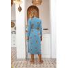 image:imageEkouaer Women Kimono Robes Full Length Knit Bathrobe Lightweight Soft Sleepwear Vneck Casual Ladies Loungewear SXXLLight Blue  Juice