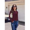 image:imageEkouaer Womens Long Sleeve Shirts 3 Pack Crew Neck Thermal Tops Loose Fit Undershirt Base Layer Trendy Clothes XSXXL3pcs Black  Wine Red  Navy Blue