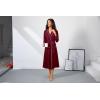 image:imageEkouaer Womens Robe Long Bathrobe Lightweight Soft Knit Kimono Robes Ladies Casual Sleepwear S3XLWine Red