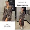 image:imageEkouaer Womens Robes Lightweight Soft Knit Bathrobe Full Length Sleepwear with Pockets Ladies Loungewear S3XLLeopard