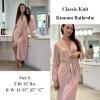 image:imageEkouaer Womens Robes Lightweight Soft Knit Bathrobe Full Length Sleepwear with Pockets Ladies Loungewear S3XLMisty Rose