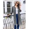 image:imageEkouaer Womens Zipper Robe 34 Sleeve Ribbed Knit Short Bathrobe Lightweight Knee Length Housecoat with Pockets S3XL