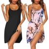 2 Pack-black & Pink Floral Print