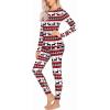image:imageEkouaer Thermal Underwear for Women Long Johns Sets Base Layer Lightweight 2 Pieces Pajams SetDeer White