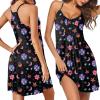 Black Purple Floral