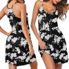 Black White Floral