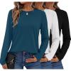 3pcs Black / White / Haze Blue