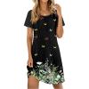 Black Butterfly Floral Print