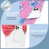 image:imageEkouaer 2 Pack Mens Swim Trunks 5 with Compression Liner 2 in 1 Board Shorts Quick Dry Bathing Suit Swimwear Zipper PocketAnchor CoralTortoise Pink