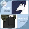 image:imageEkouaer 2 Pack Mens Swim Trunks 5 with Compression Liner 2 in 1 Board Shorts Quick Dry Bathing Suit Swimwear Zipper PocketArmy GreenNavy Blue