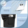 image:imageEkouaer 2 Pack Mens Swim Trunks 5 with Compression Liner 2 in 1 Board Shorts Quick Dry Bathing Suit Swimwear Zipper PocketBlackLight Blue