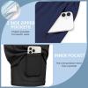 image:imageEkouaer 2 Pack Mens Swim Trunks 5 with Compression Liner 2 in 1 Board Shorts Quick Dry Bathing Suit Swimwear Zipper PocketBlackNavy Blue