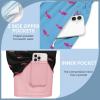 image:imageEkouaer 2 Pack Mens Swim Trunks 5 with Compression Liner 2 in 1 Board Shorts Quick Dry Bathing Suit Swimwear Zipper PocketShark BlackShark Turquoise
