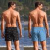 image:imageEkouaer 2 Pack Mens Swim Trunks 5 with Compression Liner 2 in 1 Board Shorts Quick Dry Bathing Suit Swimwear Zipper PocketShark BlackShark Turquoise