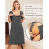 image:imageEkouaer 3 in 1 LaborDeliveryHospital Gown Nursing Dress Maternity Nightgown Sleepwear for Breastfeeding with Button SXXLDark Gray