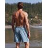 image:imageEkouaer Mens Swim Trunks 7 Inch Quick Dry Breathable Board Shorts Beach Bathing Suit Lightweight Swimsuit SwimwearLight Blue