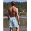 image:imageEkouaer Mens Swim Trunks 7 Inch Quick Dry Breathable Board Shorts Beach Bathing Suit Lightweight Swimsuit SwimwearLight Bluepalm Leaf