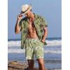 image:imageEkouaer Mens Swim Trunks 7 Inch Quick Dry Breathable Board Shorts Beach Bathing Suit Lightweight Swimsuit SwimwearLight Greenpalm Leaf