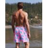 image:imageEkouaer Mens Swim Trunks 7 Inch Quick Dry Breathable Board Shorts Beach Bathing Suit Lightweight Swimsuit SwimwearPinkblue Turtles