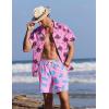 image:imageEkouaer Mens Swim Trunks 7 Inch Quick Dry Breathable Board Shorts Beach Bathing Suit Lightweight Swimsuit SwimwearPinkblue Turtles