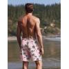 image:imageEkouaer Mens Swim Trunks 7 Inch Quick Dry Breathable Board Shorts Beach Bathing Suit Lightweight Swimsuit SwimwearPinkcoconut Tree