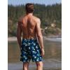 image:imageEkouaer Mens Swim Trunks 7 Inch Quick Dry Breathable Board Shorts Beach Bathing Suit Lightweight Swimsuit SwimwearSunglass Pineapple