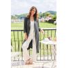 image:imageEkouaer Robes for Women Long Waffle Knit Bathrobe Lightweight Kimono Robe Soft Shawl Collar Spa Robes with Pockets SXXLDark GraySmall Waffle