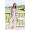 image:imageEkouaer Robes for Women Long Waffle Knit Bathrobe Lightweight Kimono Robe Soft Shawl Collar Spa Robes with Pockets SXXLLight Purple FloralSmall Waffle
