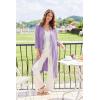 image:imageEkouaer Robes for Women Long Waffle Knit Bathrobe Lightweight Kimono Robe Soft Shawl Collar Spa Robes with Pockets SXXLLight PurpleSmall Waffle