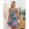 image:imageEkouaer Swimsuit Coverup for Women Sleeveless V Neck Bathing Suit Cover Up Summer Swimwear Beach Cover Ups with PocketsCoconut Tree Pink