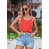 image:imageEkouaer Swimsuit Coverup for Women Sleeveless V Neck Bathing Suit Cover Up Summer Swimwear Beach Cover Ups with PocketsCoral