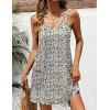 image:imageEkouaer Swimsuit Coverup for Women Sleeveless V Neck Bathing Suit Cover Up Summer Swimwear Beach Cover Ups with PocketsFloral Blue Yellow