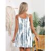 image:imageEkouaer Swimsuit Coverup for Women Sleeveless V Neck Bathing Suit Cover Up Summer Swimwear Beach Cover Ups with PocketsStripe Blue