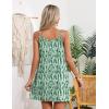 image:imageEkouaer Swimsuit Coverup for Women Sleeveless V Neck Bathing Suit Cover Up Summer Swimwear Beach Cover Ups with PocketsStripe Green