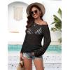 image:imageEkouaer Womens Crochet Cover up Top Hollow Out Floral Beach Cover ups 2026 Summer Sweater Vacation Cruise Outfits S2XLBlack