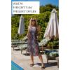 image:imageEkouaer Womens Swimsuit Beach Cover Up Dress Spaghetti Strap V Neck Swimwear A Line 2026 Bathing Suit Coverups with PocketsMulticolor Ethnic