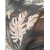 image:imageEkouaer Womens Swimsuit Coverup 2026 Sheer Chiffon Floral Print Sexy Bathing Suit Cover Up Swimwear BeachwearBlack Brown Leaf