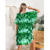 image:imageEkouaer Womens Swimsuit Coverup Chiffon Floral Bathing Suit Cover Up Ruffled Summer Beachwear Bikini Coverups S3XLGreen
