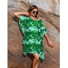 image:imageEkouaer Womens Swimsuit Coverup Chiffon Floral Bathing Suit Cover Up Ruffled Summer Beachwear Bikini Coverups S3XLGreen