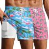 Pinapple Palm Pink/Flamingo Blue