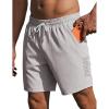 image:imageEkouaer Mens Swim Trunks 7 Inch Quick Dry Breathable Board Shorts Beach Bathing Suit Lightweight Swimsuit SwimwearLight Grey