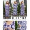image:imageEkouaer Moo Moos for Women 34 Sleeve Long Nightgowns House Dresses with Pocket S3XLBlue Stripes