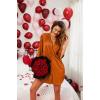 image:imageEkouaer Satin Nightgowns for Women Silk Sleepwear Button Down Sleepshirt 34 Sleeve VNeck Nightshirts with PocketsOrange