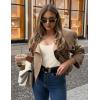 image:imageEkouaer 2 Pack Long Sleeve Shirts for Womens Scoop Neck Tops Slim Fit Undershirts Basic Thermal Tee ShirtBeigeCoffee
