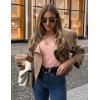 image:imageEkouaer 2 Pack Long Sleeve Shirts for Womens Scoop Neck Tops Slim Fit Undershirts Basic Thermal Tee ShirtBlackPink