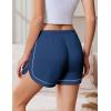 image:imageEkouaer Pajama Shorts Women Soft Sleep Shorts Casual Lounge Shorts Cute High Waist Pajama Bottom Comfy Split Side Pj BottomNavy Blue