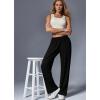 image:imageEkouaer Soft Pajama Pants for Women Elastic Waist Casual Lounge Yoga Pj Bottoms with PocketsBlack