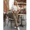 image:imageEkouaer Soft Pajama Pants for Women Elastic Waist Casual Lounge Yoga Pj Bottoms with PocketsBlack Leopard